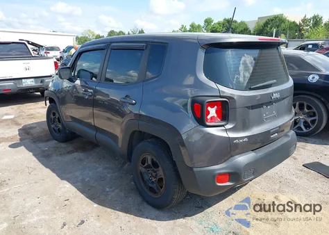 2018 Jeep Renegade Sport 4X4 from USA, damaged, VIN ZACCJBAB2JPJ36127